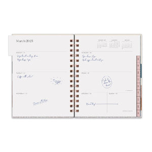 Studio Oh! 2023 12-Month Tabbed Spiral Planner | Desert Landscape