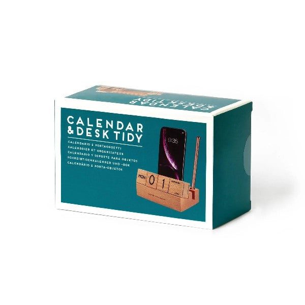 Desk Calendar & Desk Tidy Legami The Gifted Type