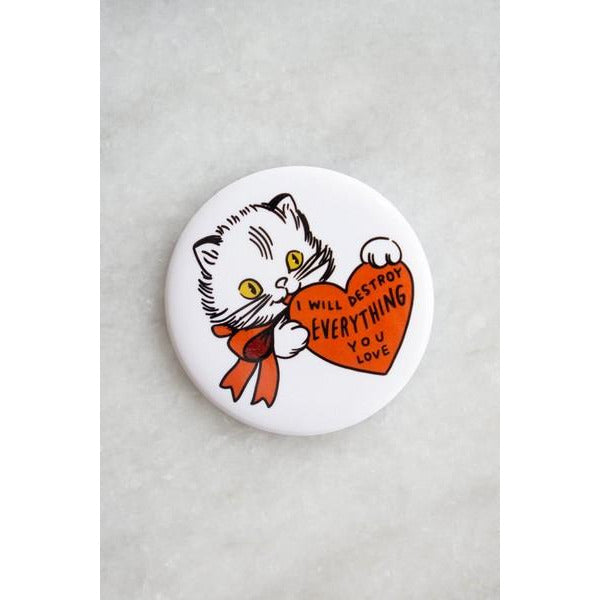 Stay Home Club Magnet | Destroy Cat