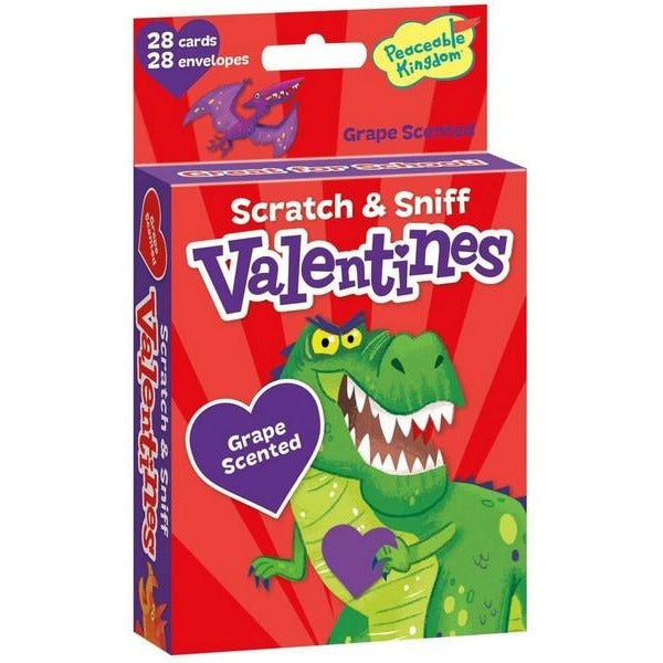 Dinosaur Scratch & Sniff - Valentines