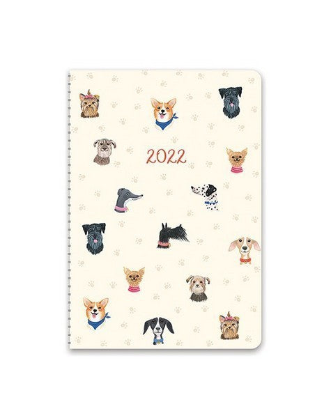 201-2022 | 17 Month Weekly Planner - Doggone Cute