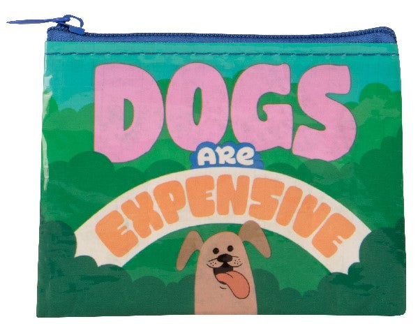 Blue Q Coin Purse | Dogs Are Expensive