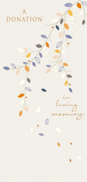 In Loving Memory Donation Enclosure Card