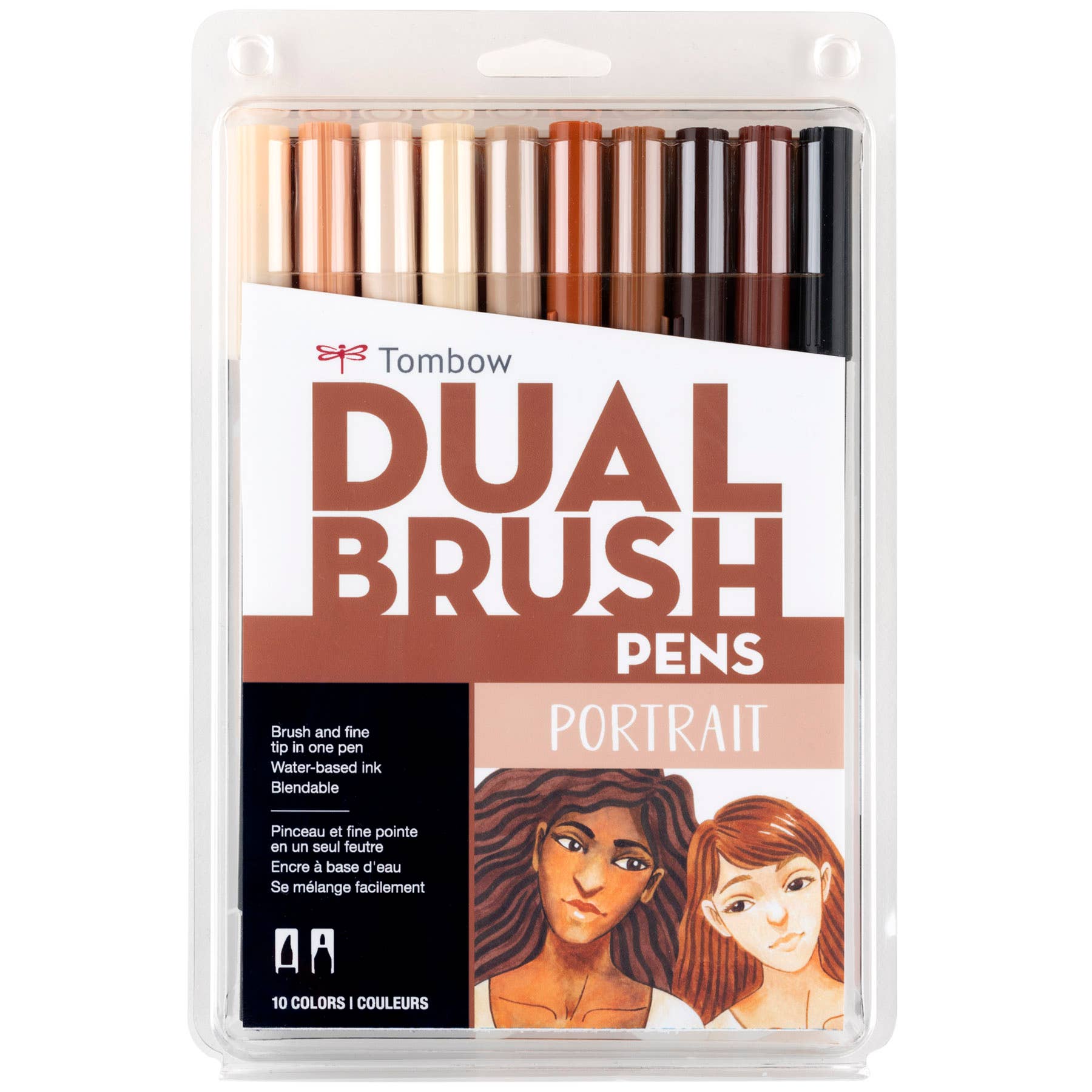 Tombow Portrait Dual Brush Pen Set