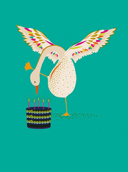 Small Duck Birthday Card