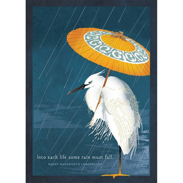 Egret with Parasol - LI1080