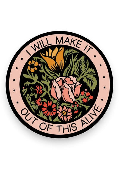 Stay Home Club Vinyl Sticker | Alive