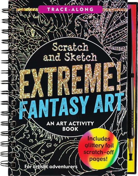 Scratch & Sketch Activity Book | Extreme Fantasy Art