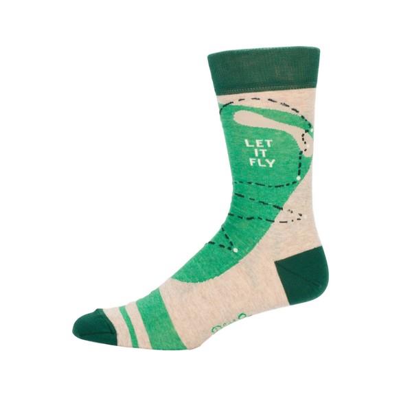 Blue Q Men's Crew Sock Golf | The Gifted Type