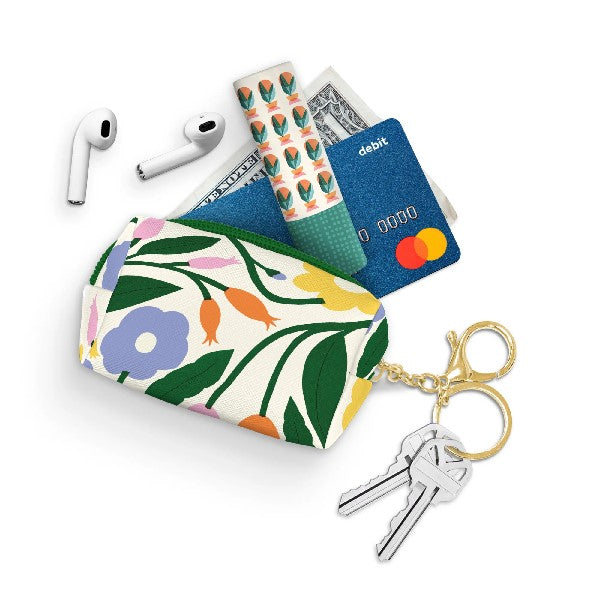 Floral Bliss Keychain Pouch