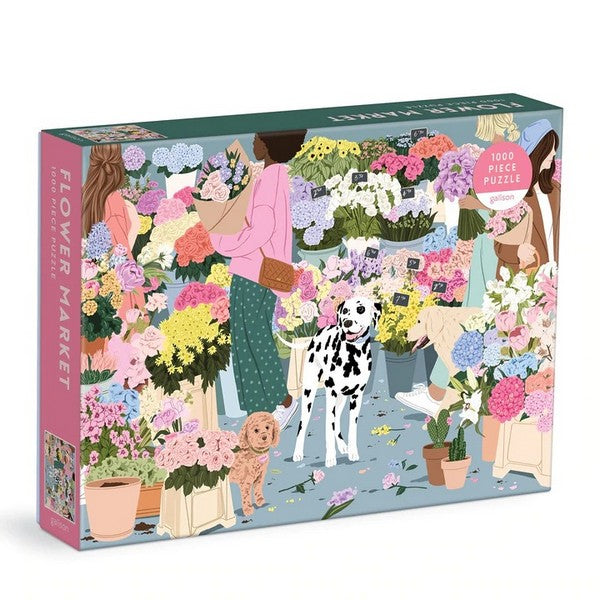 Galison 1000 Piece Puzzle | Flower Market
