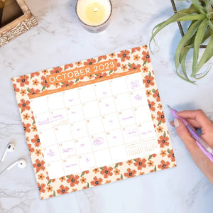 Studio Oh! 2023 17-Month Magnetic Monthly Pad | Flower Shoppe