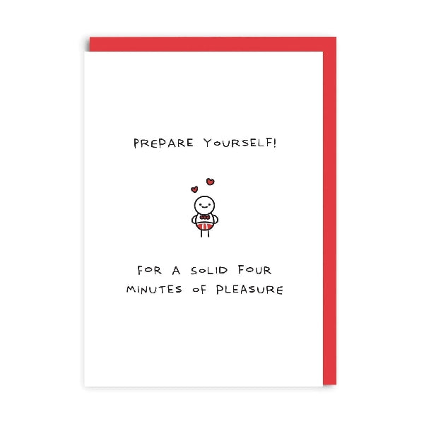 Four Minutes Of Pleasure Card