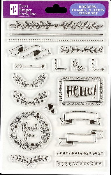 Silicone Clear Stamp Set | Letters, Numbers & Symbols