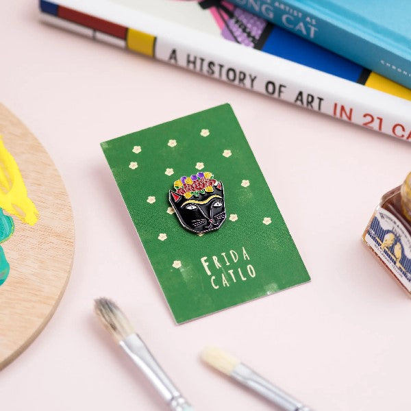 Niaski Enamel Pin | Frida Catlo
