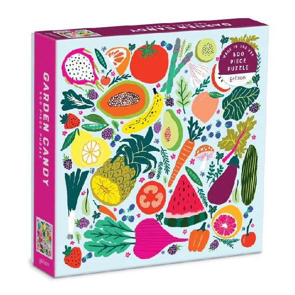 Galison 500 Piece Puzzle | Garden Candy