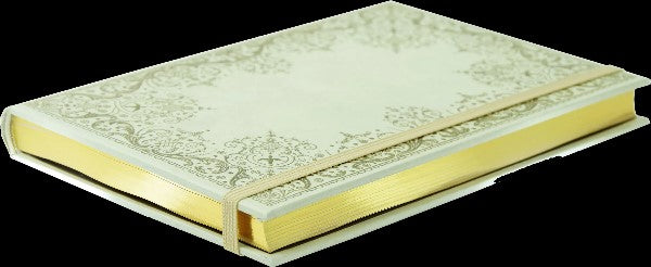 Guilded Ivory Binded Journal