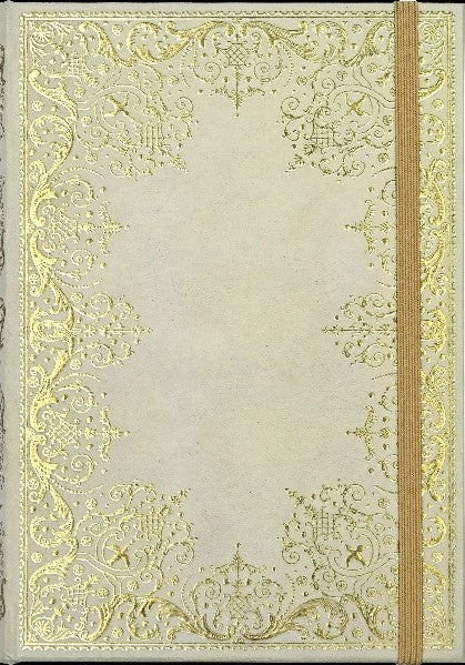 Guilded Ivory Binded Journal