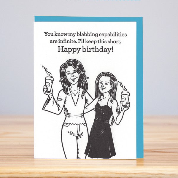 Gilmore Girls Birthday Card