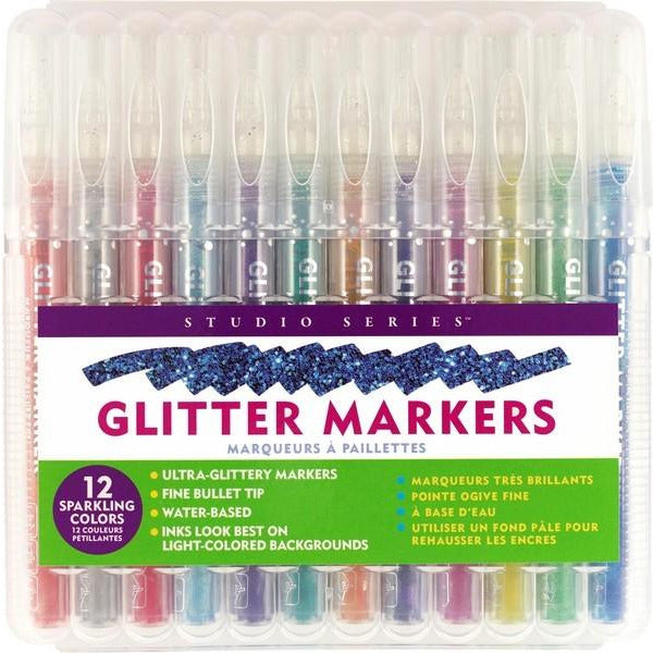 Glitter Markers Set
