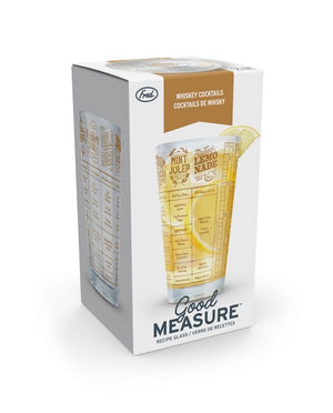 Fred & Friends Good Measure Glass | Whiskey
