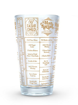 Fred & Friends Good Measure Glass | Whiskey