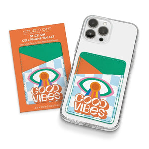 Studio Oh! Stick-On Cellphone Wallet | Spread Good Vibes