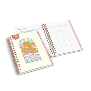 Studio Oh! 2023 12-Month Tabbed Spiral Planner | Good Vibrations