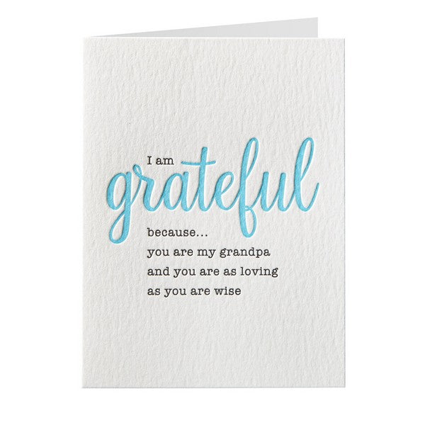 Grateful Grandpa Birthday Card