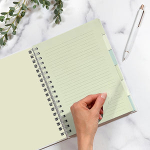 Studio Oh! Tabbed Spiral Notebook | Green Vibes Only