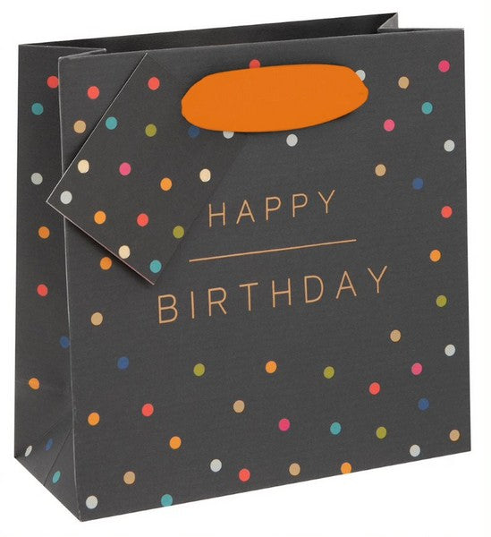 Small Birthday Polka Dots Gift Bag