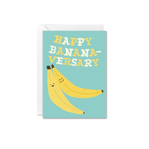 Bananaversary Mini Anniversary Card