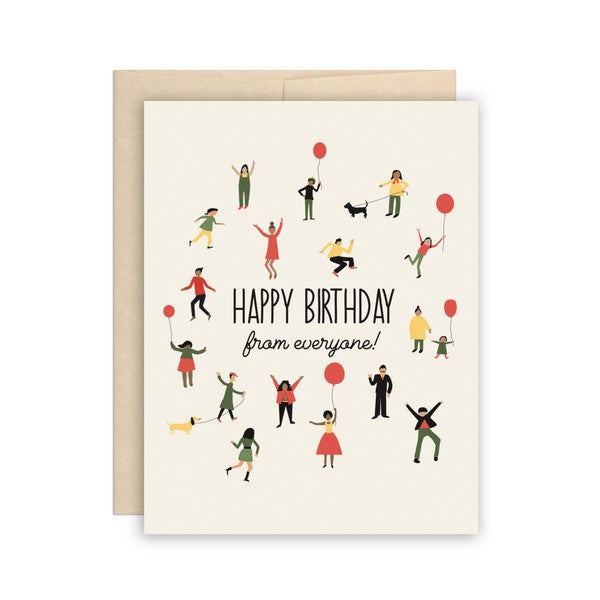 From Everyone Birthday Card