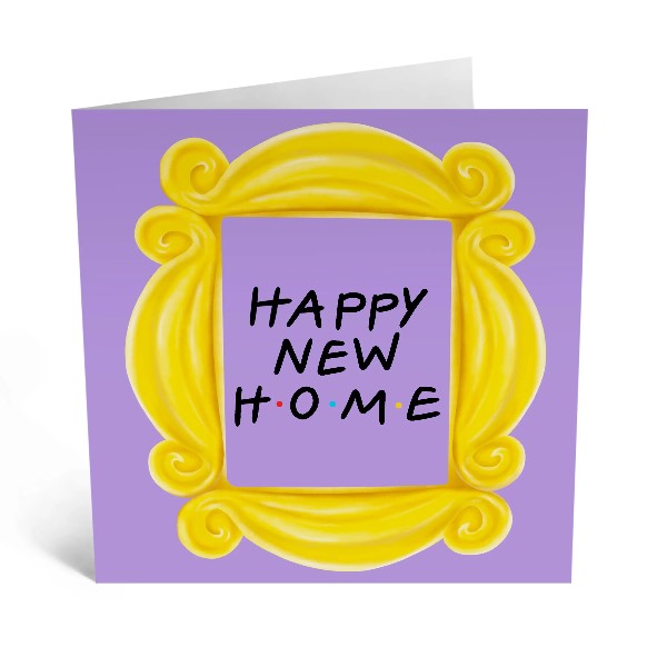 Happy New Home Frame Card