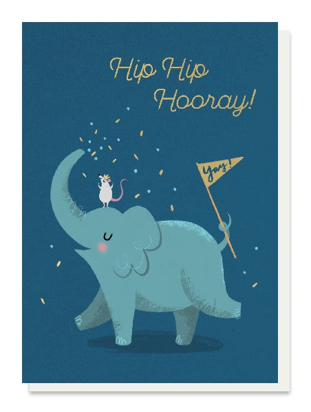 Hip Hip Hooray Congrats Card