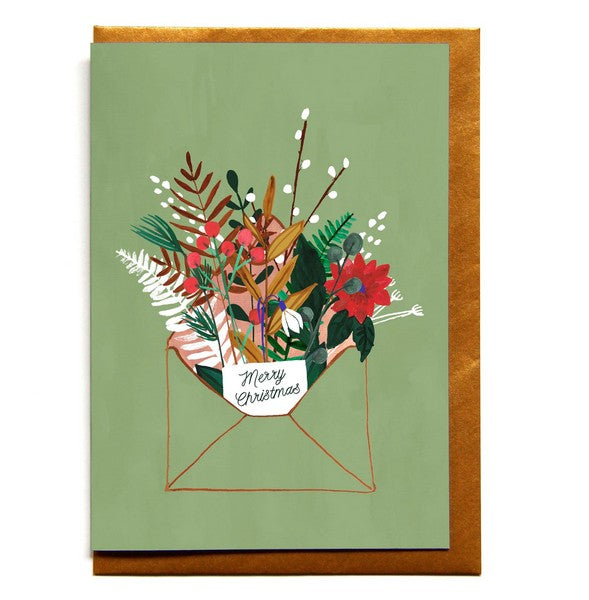 Holiday Letter Christmas Card