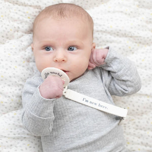 Bella Tunno Pacifier Clip | I'm New Here