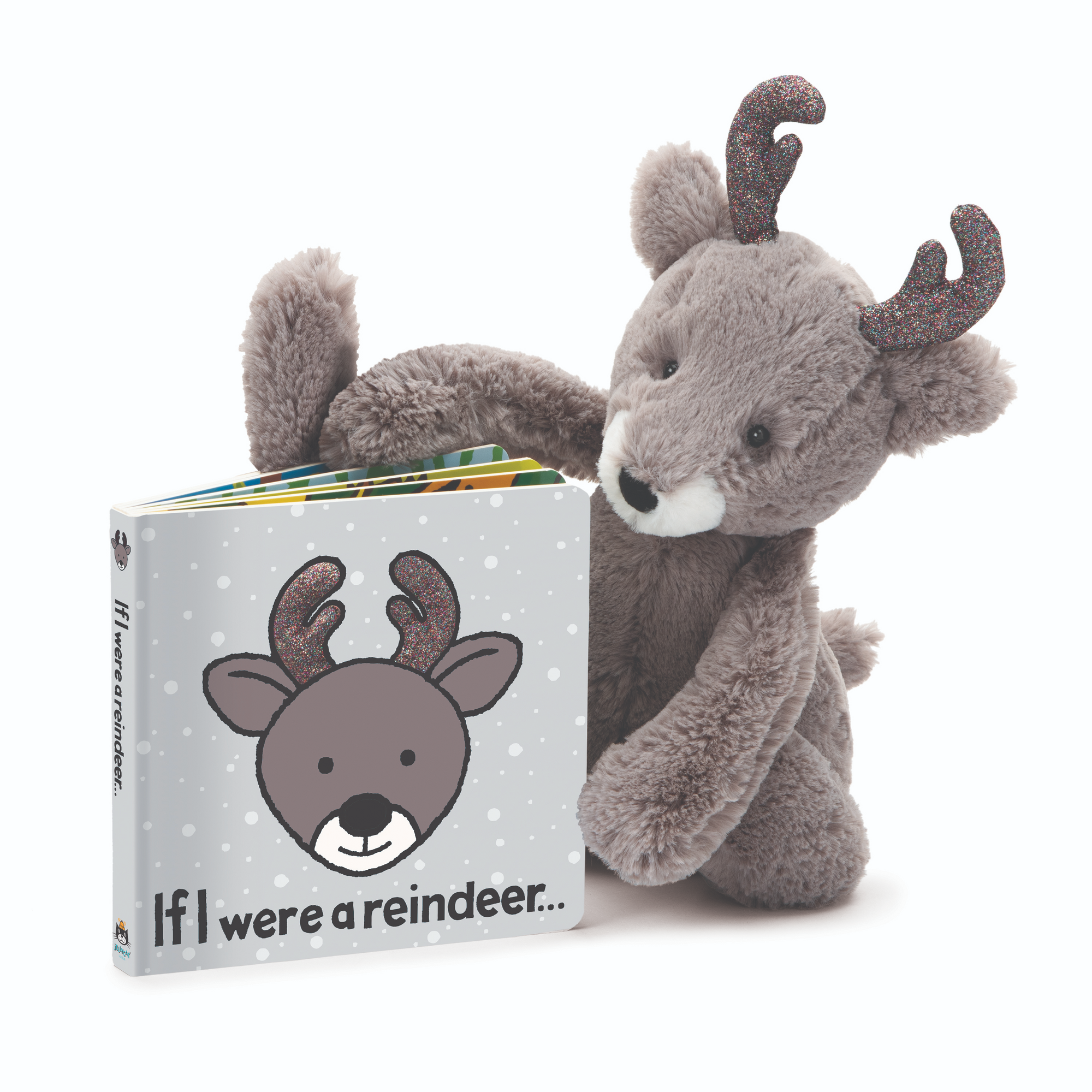 Jellycat Board Book | If I Were a Reindeer