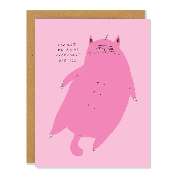 Indifferent Kitty Birthday Card