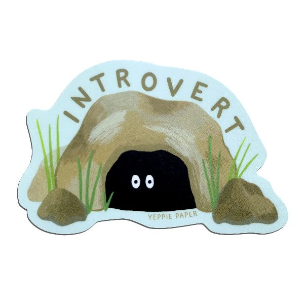 Yeppie Paper Sticker | Introvert Sticker