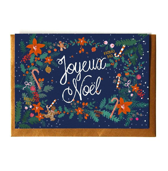 Joyeux Noel French Christmas Card