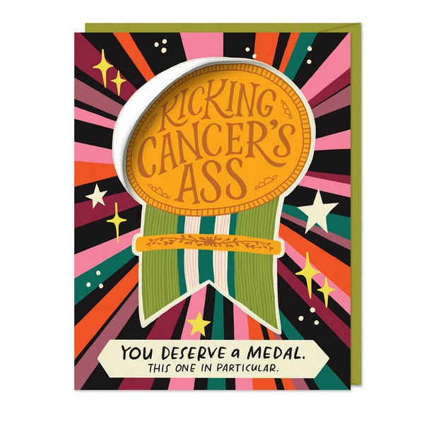 Kicking Cancer's Ass Empathy Card