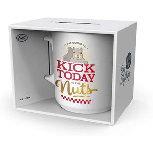Kick Today in the Nuts - Mug