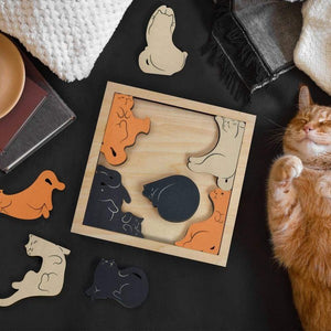 Fred & Friends Wooden Puzzle | Kitty Corner