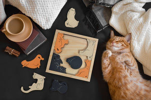 Fred & Friends Wooden Puzzle | Kitty Corner
