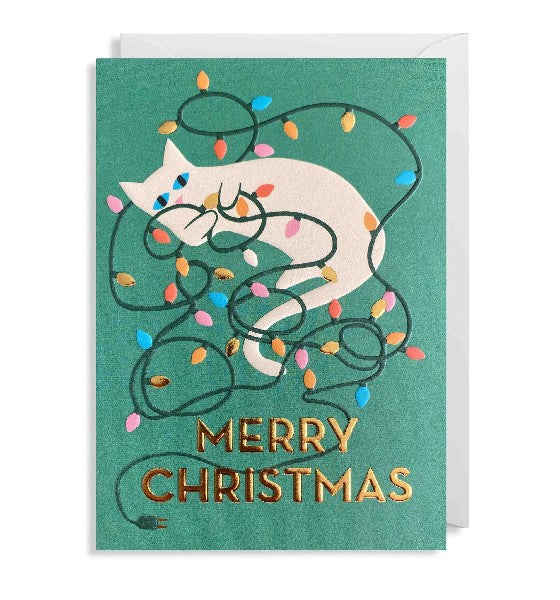 Kitty Tangles Christmas Card