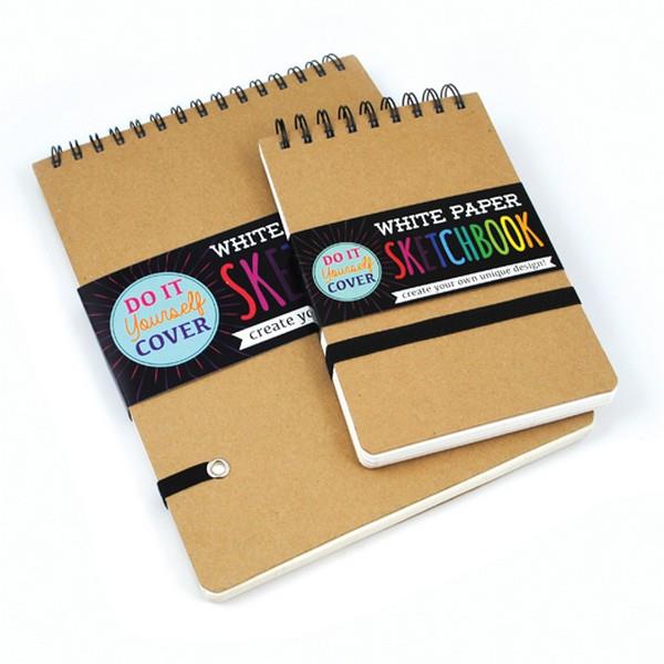 DIY White Paper Sketchbook Small | The Gifted Type