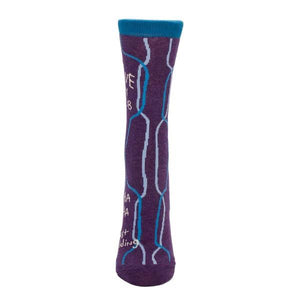 Blue Q Women's Crew Sock I Love My Job | The Gifted Type