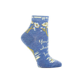 Blue Q Women's Ankle Sock You're A Whole Lot Of Lovely | The Gifted Type