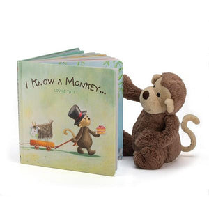 Jellycat I Know A Monkey Book | The Gifted Type